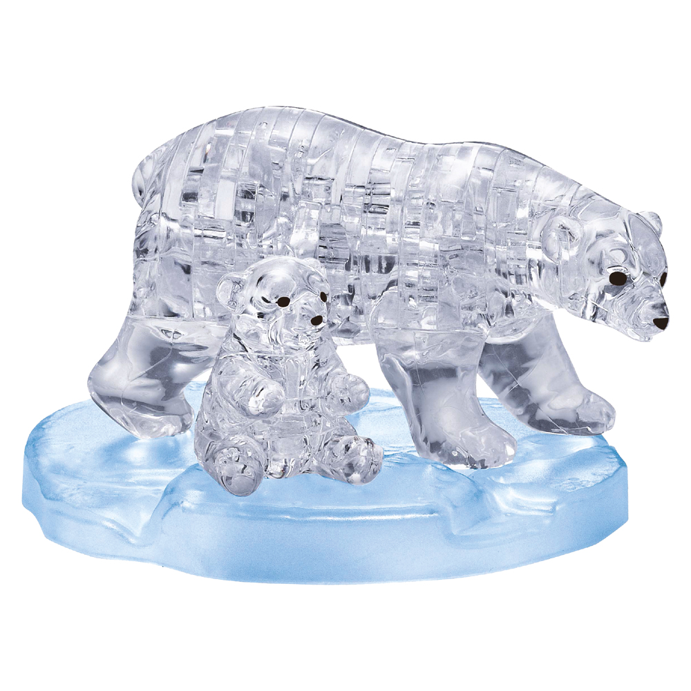 Crystal Puzzle - Eisbärenpaar Crystal Puzzle - Eisbärenpaar