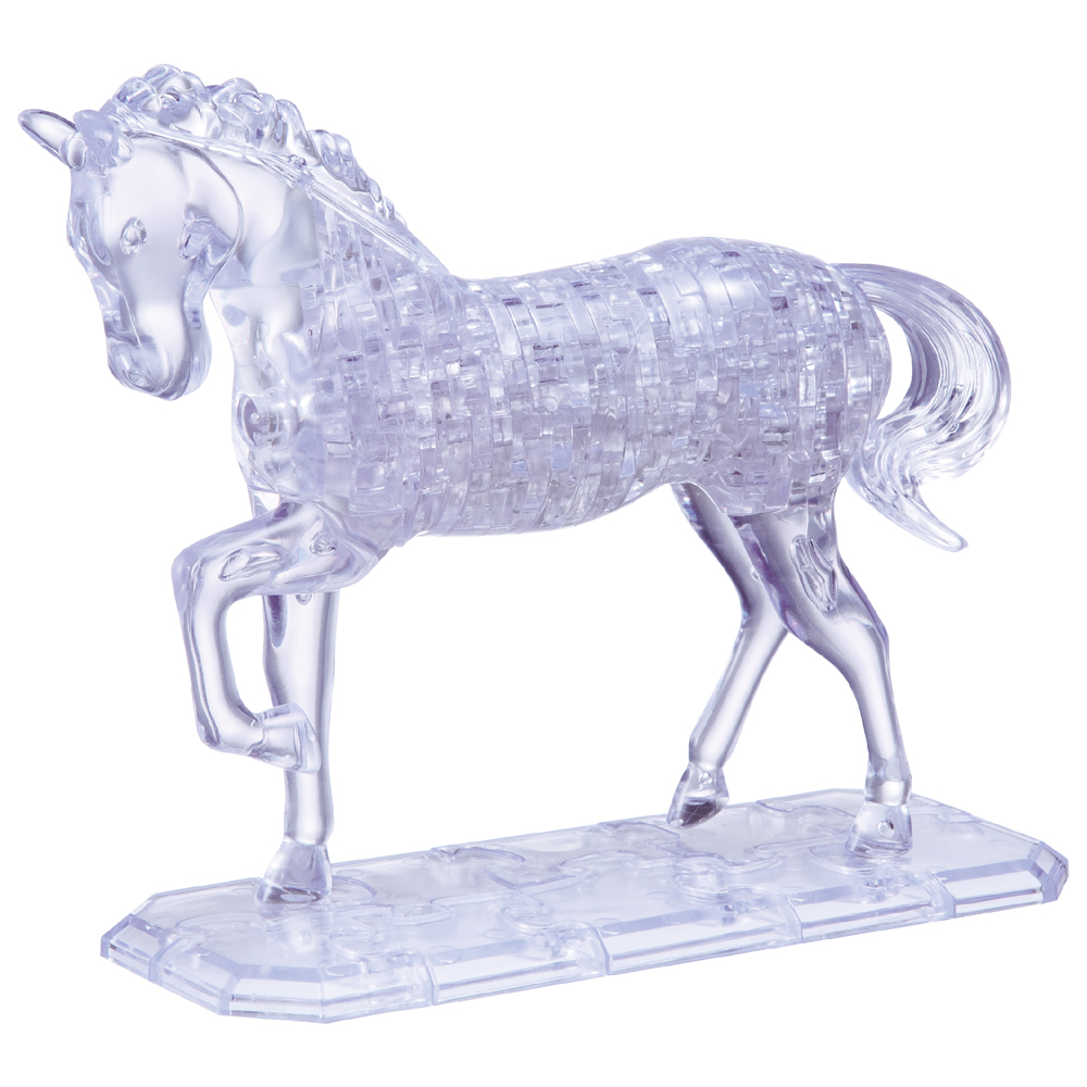Crystal Puzzle - Pferd Transparent Crystal Puzzle - Pferd Transparent